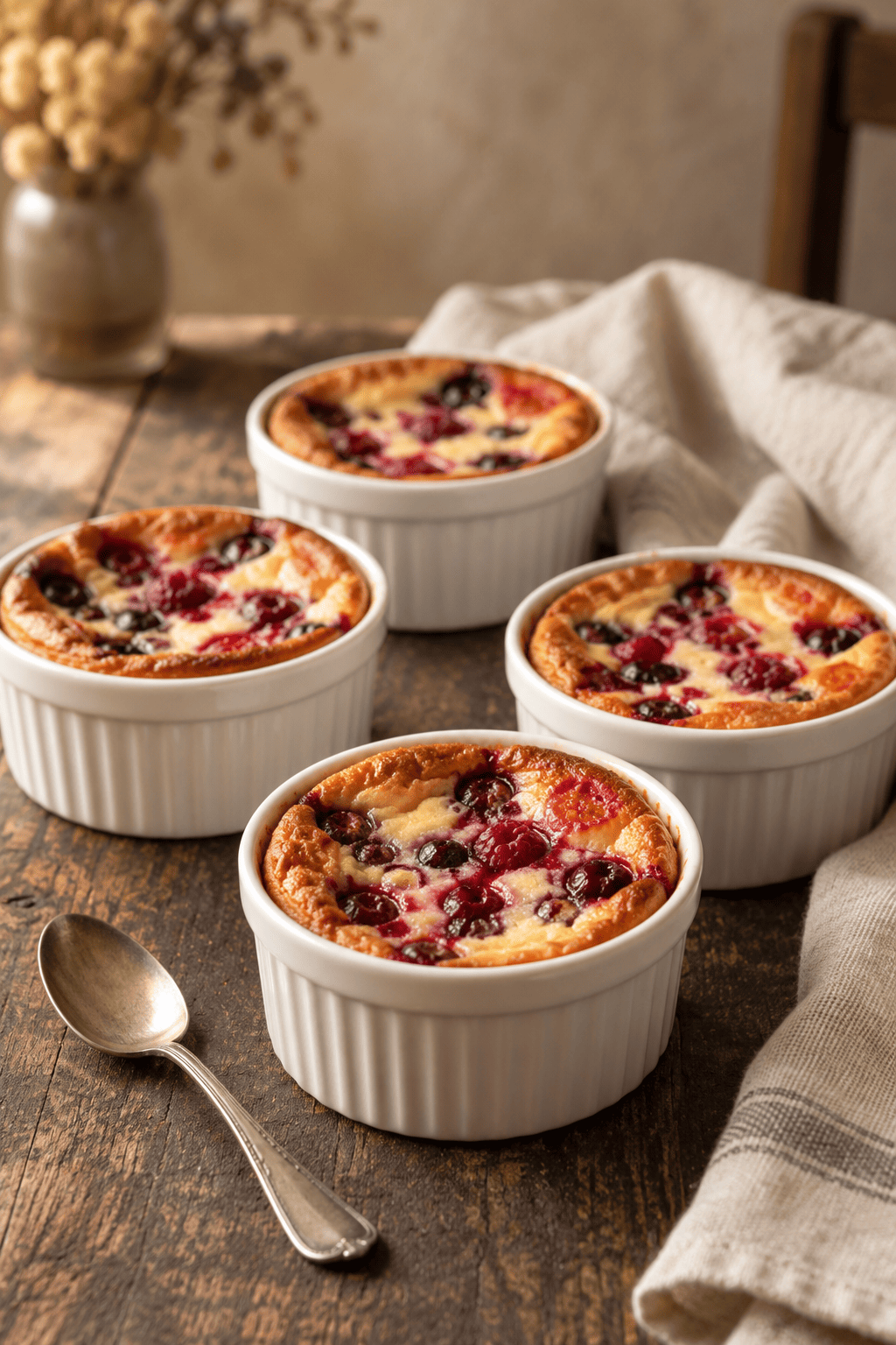Clafoutis aux fruits rouges