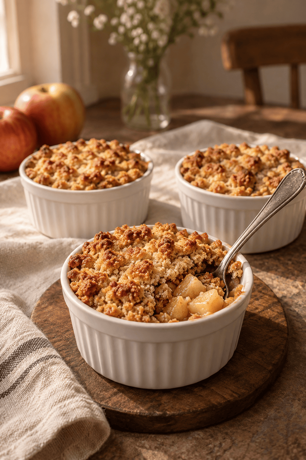 Crumble aux pommes